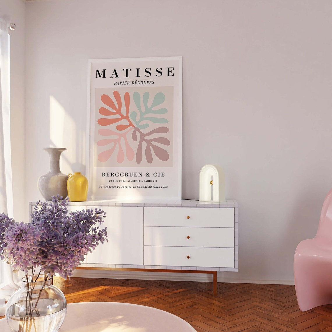 Matisse Papier Decoupes 1953 Exhibition Pastel Abstract Art Poster - Image 4