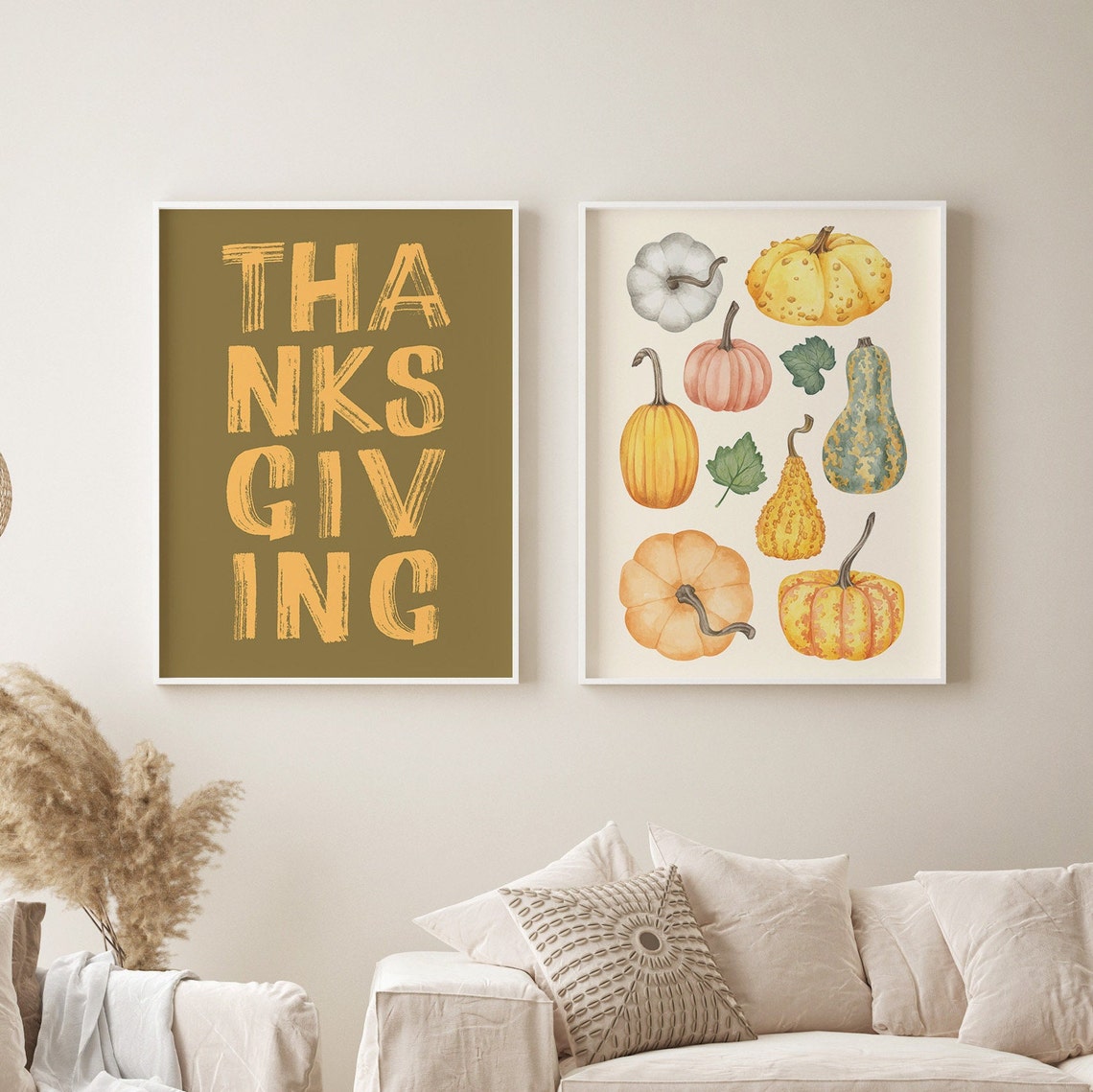 Fall 8 Autumn Gallery Bundle Happy Fall Yall Seasonal Decor Poster - Image 2