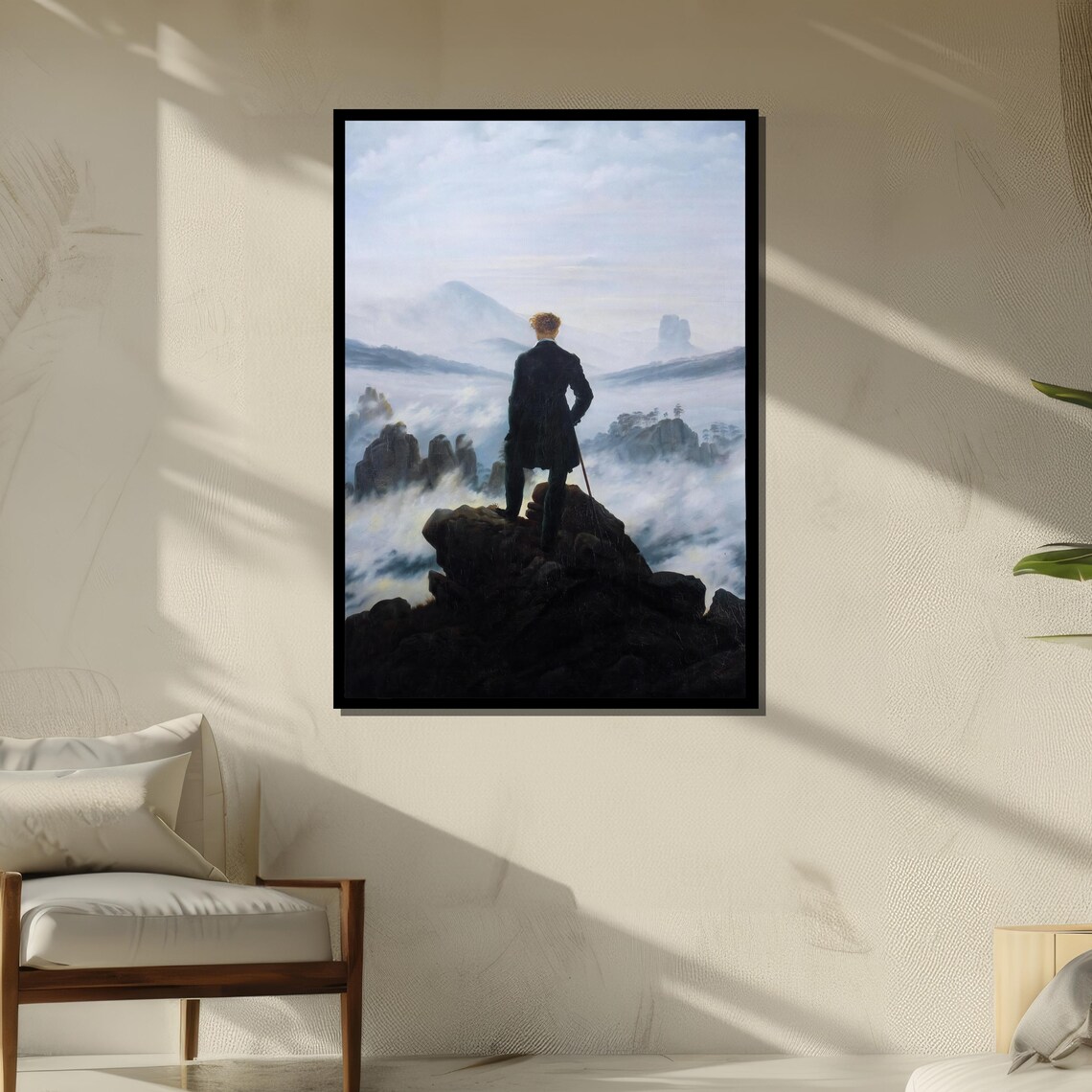 Caspar David Friedrich Wanderer Above the Sea of Fog Art Poster - Image 5