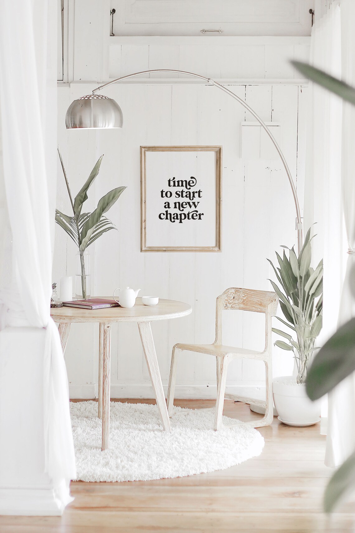 New Chapter Positive Affirmation Poster, Typography - Image 2