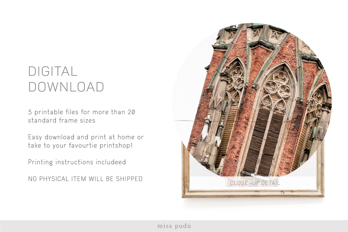 Riga Street Photography Latvian City Landscape Print Downloadlatvia Travel Photography Wall Art Architecture Portrait - Image 3