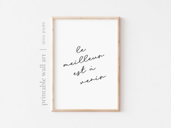 Le Meilleur Est A Venir French The Best Is Yet To Come Poster