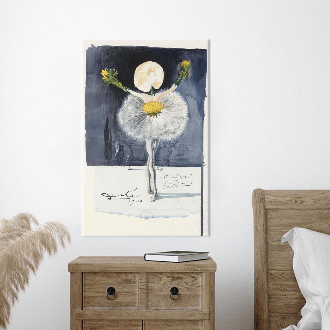 Salvador Dali Flowers Surrealist Art Print