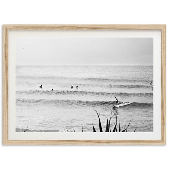 Surf Beach Photography Art Print, Coastal Decor
