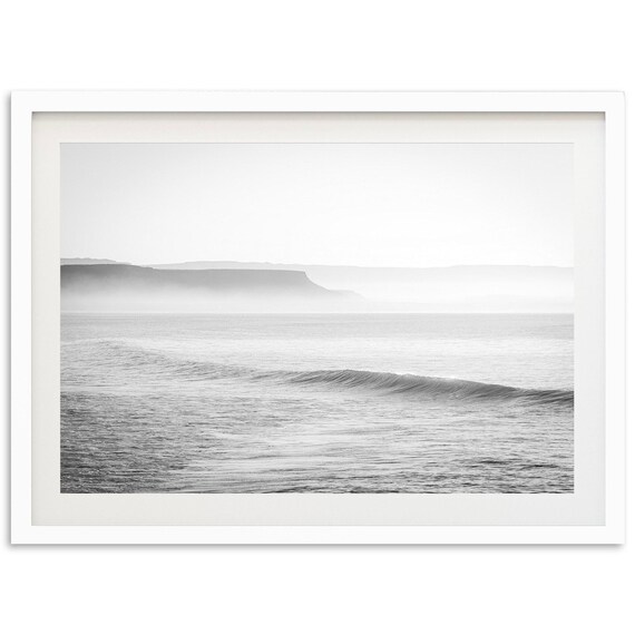 Baja Sunset Ocean Minimalist Surf Beach Art Print