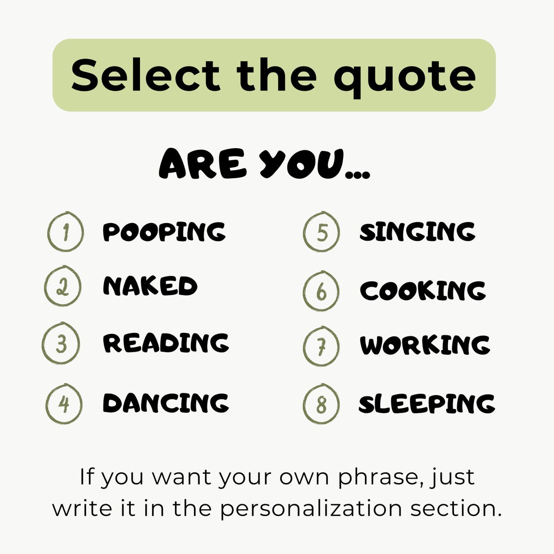 Are You Naked Thought Bubble Funny Cat Line Art Bathroom Poster - Image 2