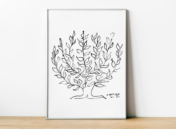 Matisse La Platane, Mid Century Modern Art Print
