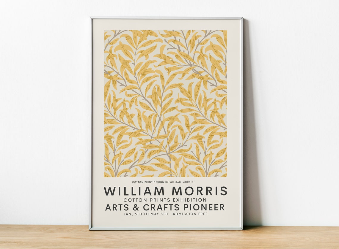 William Morris - Cotton Prints Exhibition Print