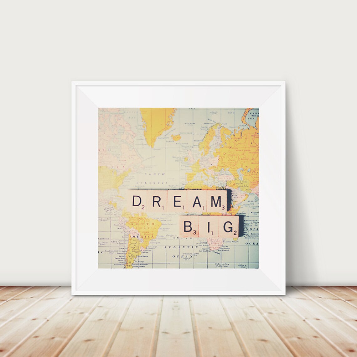 Dream Big Photography Poster, Wanderlust Nursery Decor