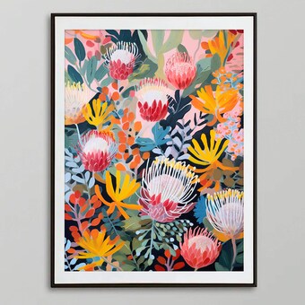 Australian Banksia - Native Botanical Art