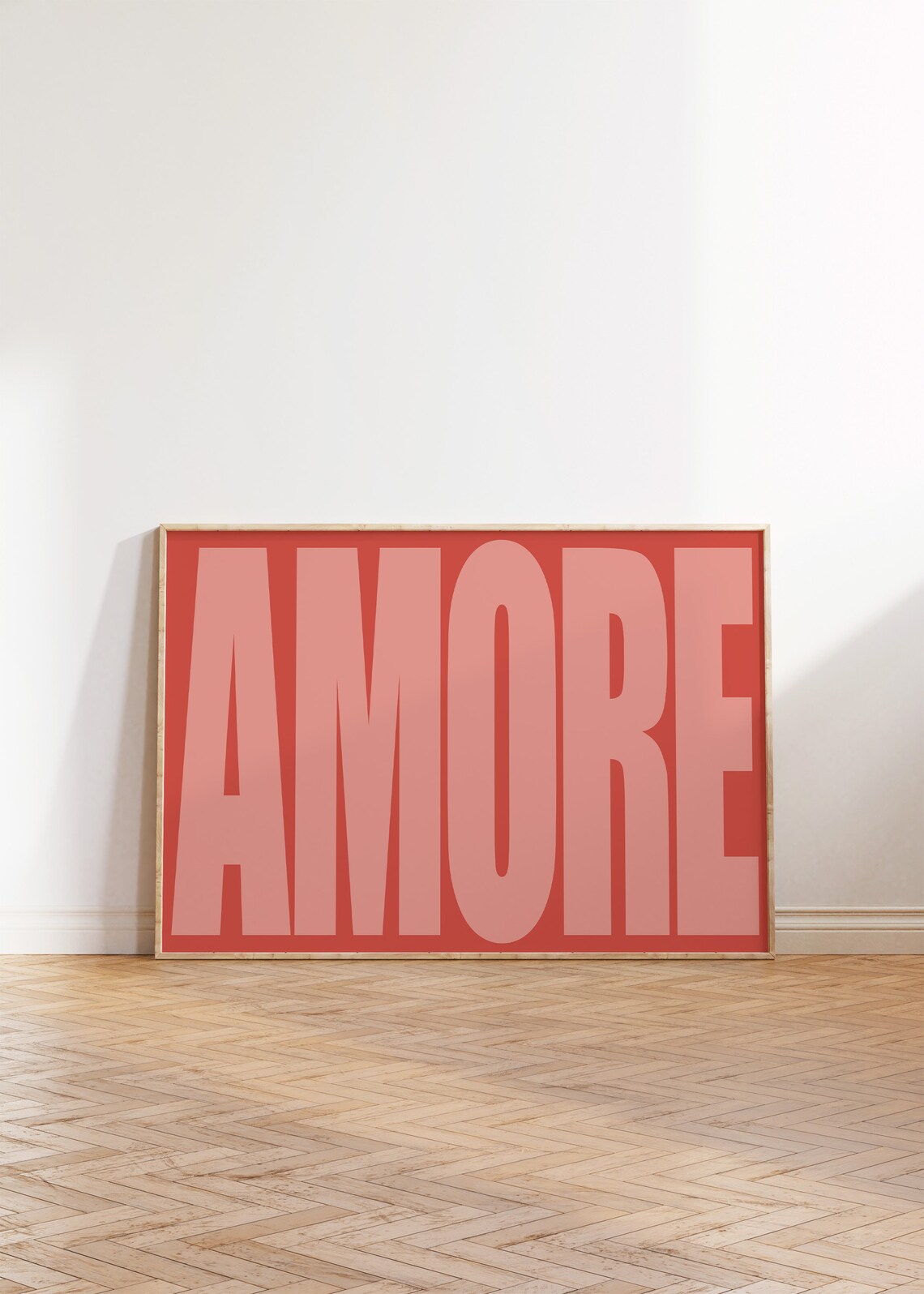 Amore Typography Poster, Retro Italian Love Poster - Image 4