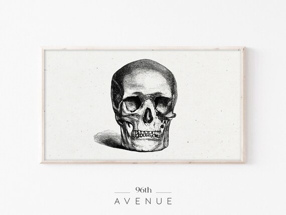 Halloween Skull, Neutral Holiday Decor