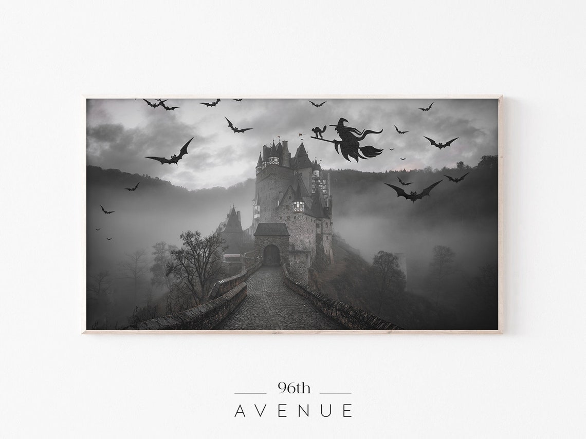 Halloween Witch Castle Art For Tv