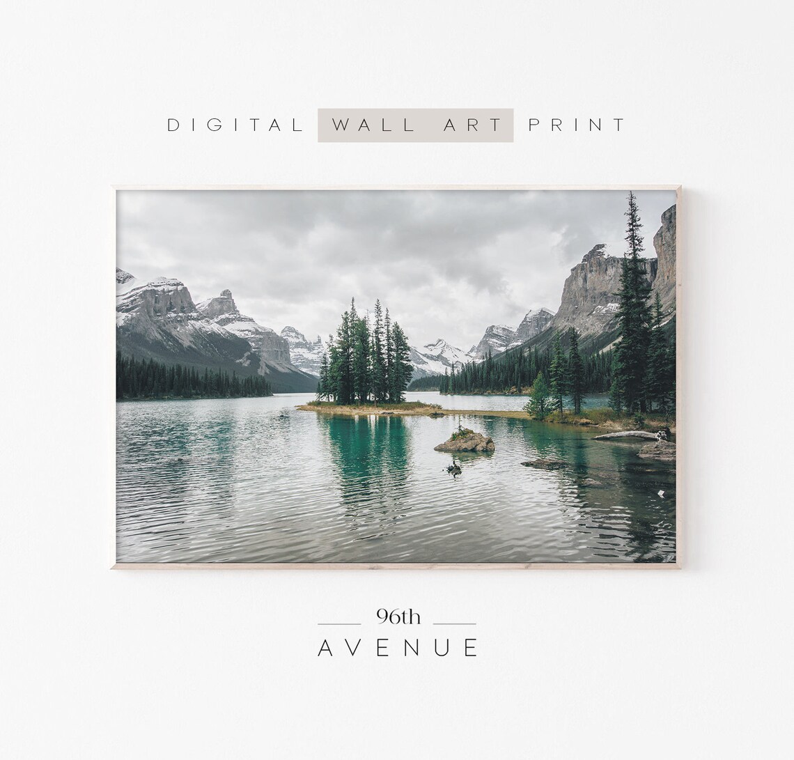 Mountain Lake National Park Nature Wall Decor