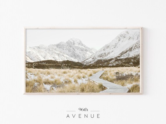 Frame Tv Art Nordic Mountain Art For Frame Tv Art For Tv Instant Highlands Path Instant