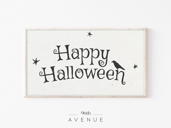 Happy Halloween Neutral Art For TV