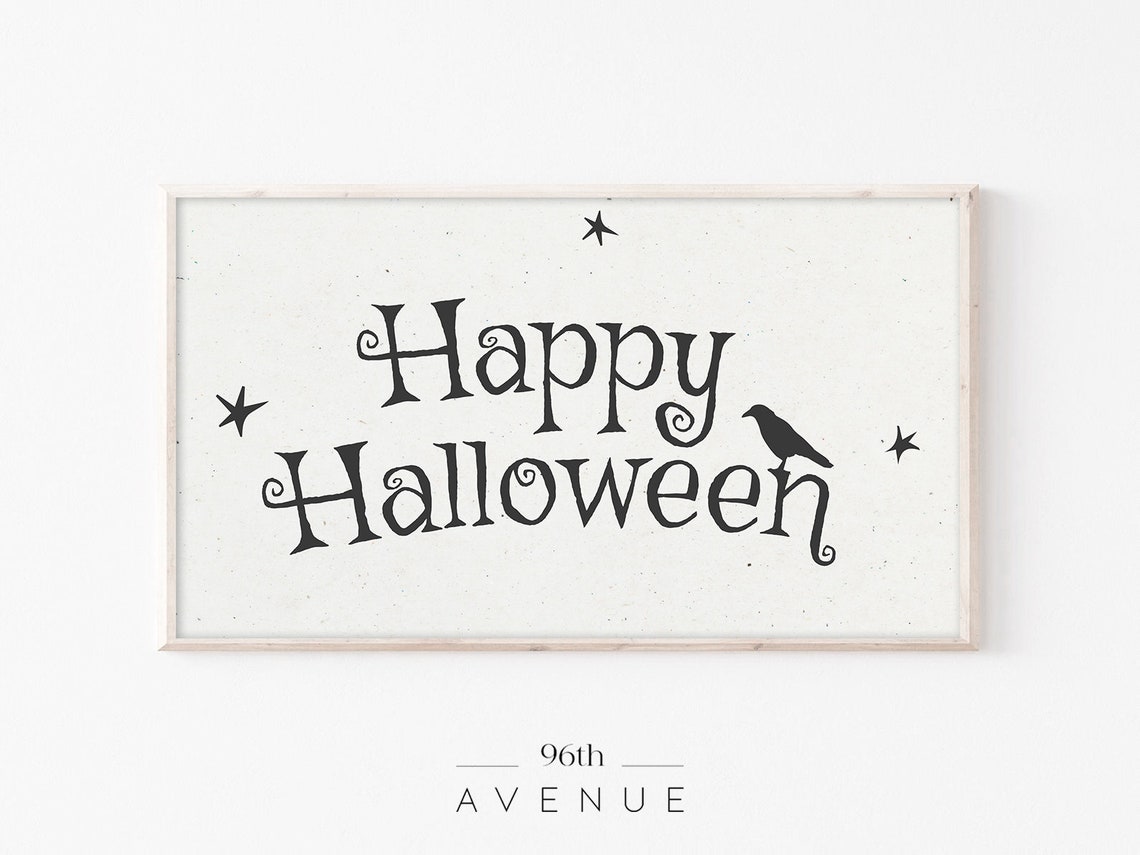 Happy Halloween Neutral Art For TV