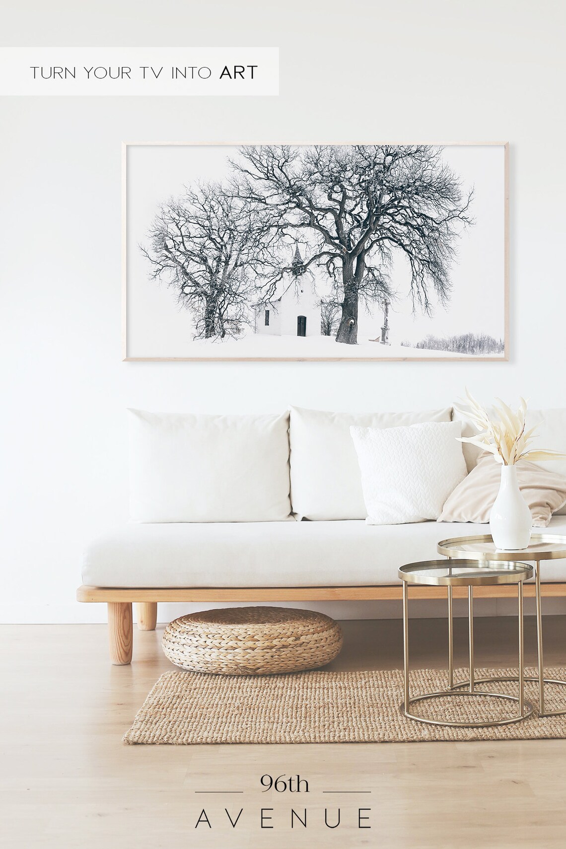 Winter Landscape Art for TV - Image 2