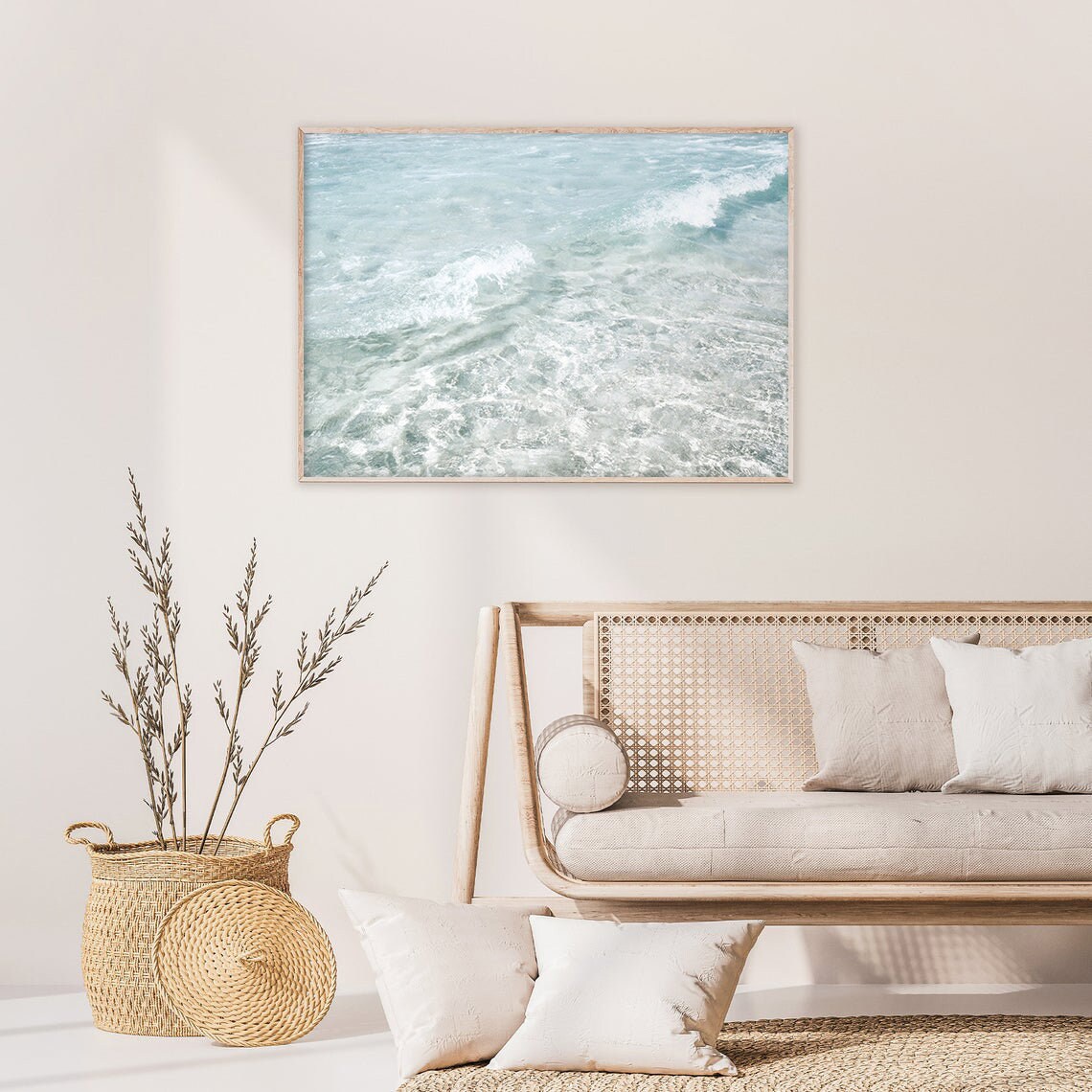 Beach Waves Ocean Photography Travel Poster - Image 2