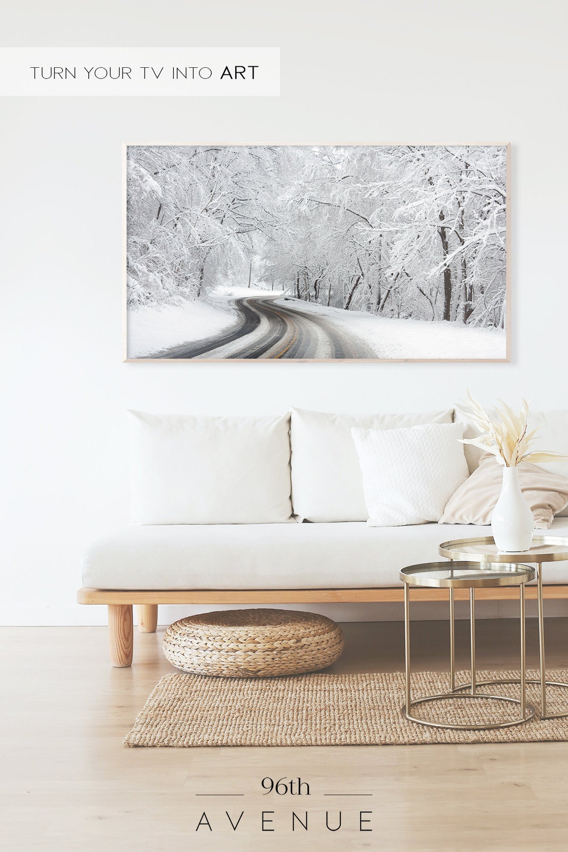 Winter Road, Smart TV Art - Image 2