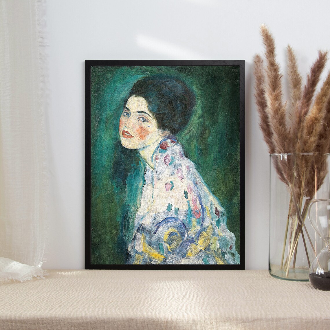 Vintage Woman Portrait Art Print, Moody Fashion - Image 2