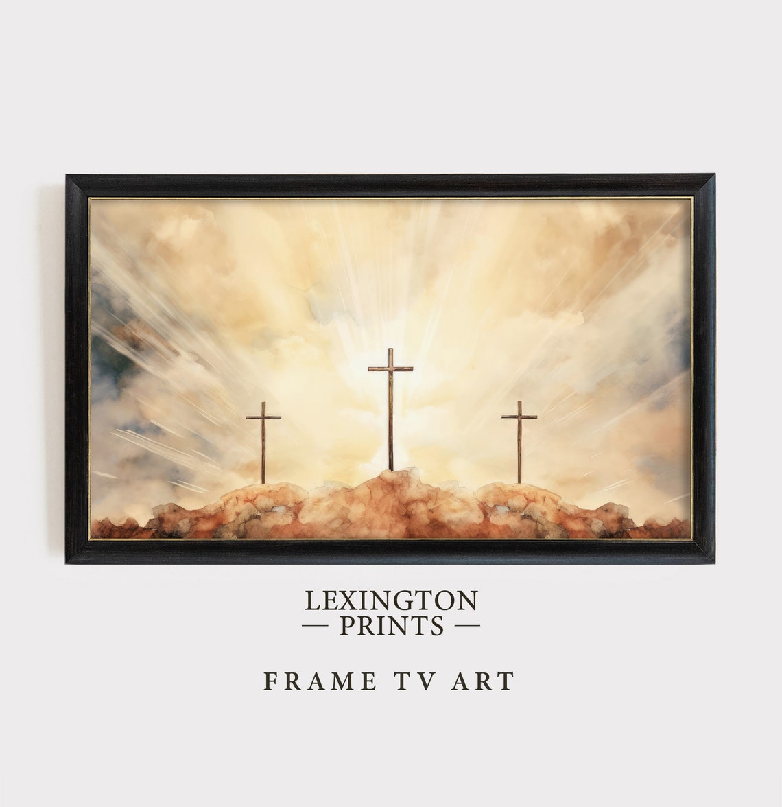 Christian Calvary Tv Art Jesus Tv Art Easter Frame Tv Art Christian Tv Art Christian Decor Easter Tv Art Religious Tv Art Tv 645 - Image 4