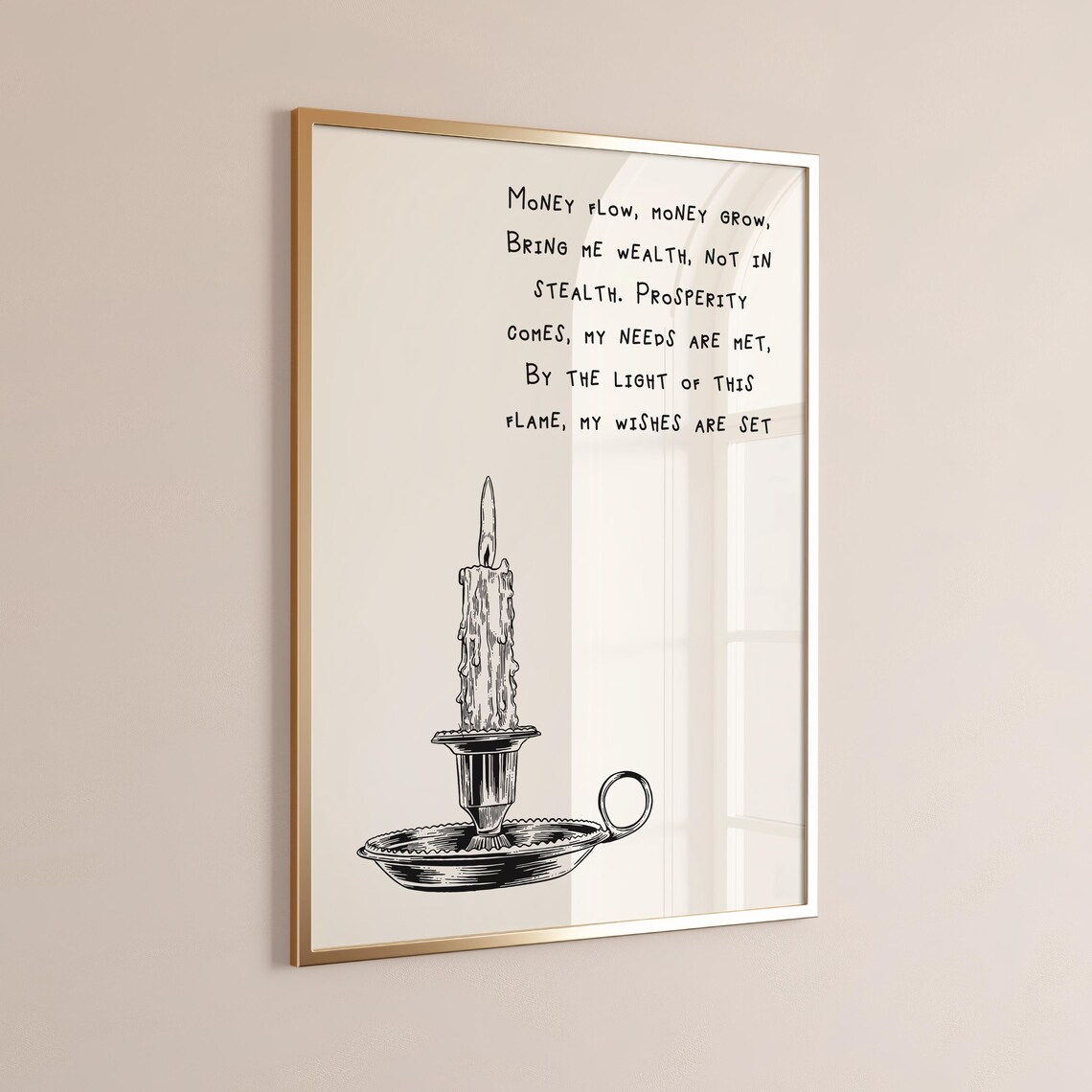 Abundance Spell Witch Decor, Witchcraft Art Print - Image 3