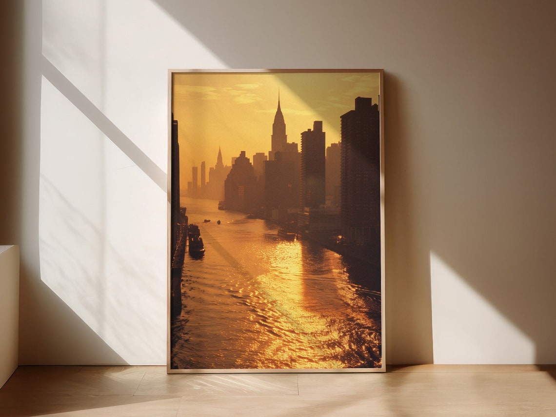Vintage New York Poster Retro Nyc Poster New York Poster Travel Poster Vintage Photo Vintage Art