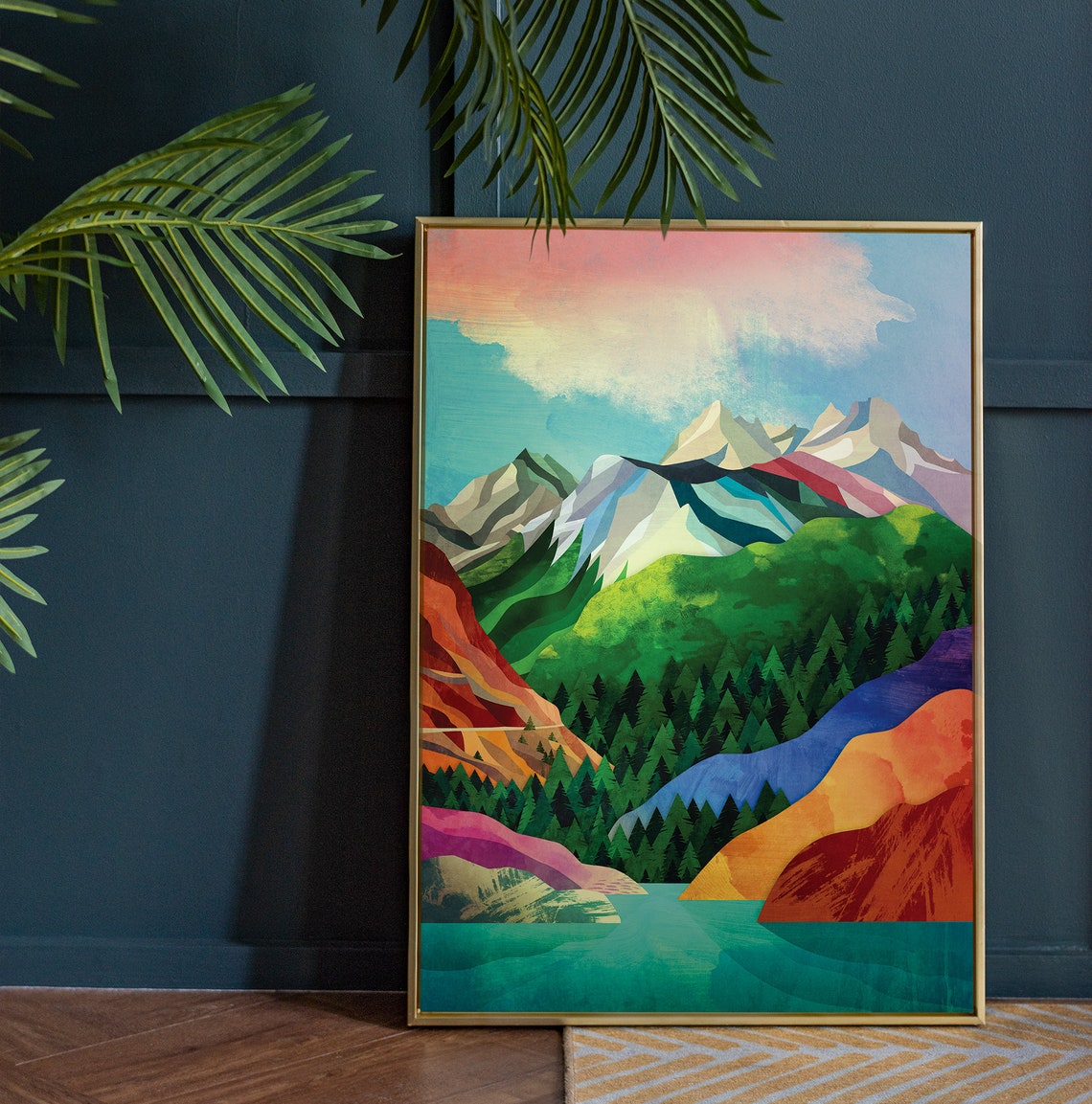 Mountain Landscape Wall Art Print - Image 4