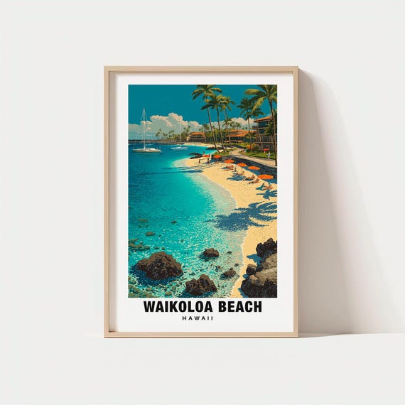 Noosa Heads Print Australia Poster Travel Art Coastal Scene Beach Views Nature Escape Scenic Landscape Surf Charm Queensland