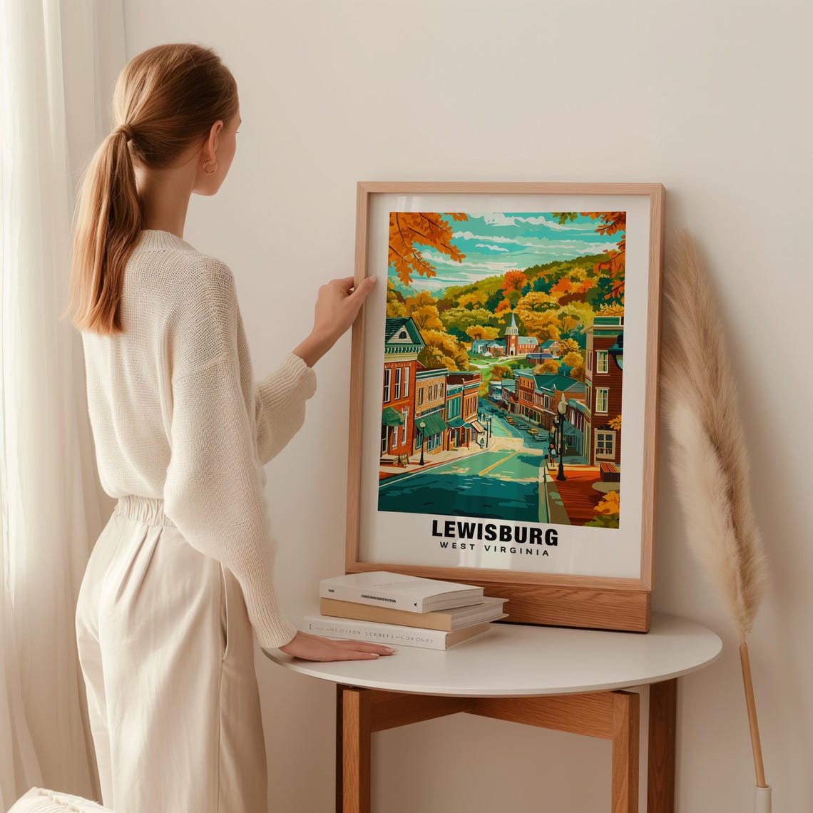 Lewisburg Print West Virginia Poster Lewisburg Views Lewisburg Art West Virginia Charm Lewisburg Beauty Historic Town Scenic Landscape - Image 2