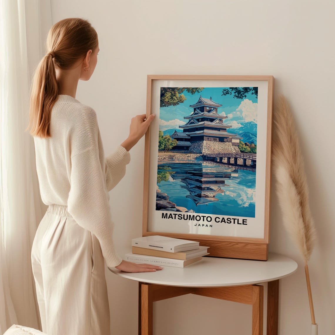 Matsumoto Castle Travel Print Wall Art Matsumoto Japan City Print Matsumoto Castle Travel Gift Matsumoto Castle Poster Travel Gift - Image 2