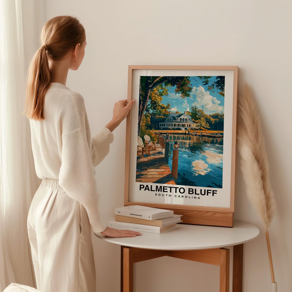 Palmetto Bluff Print South Carolina Poster Palmetto Bluff Views Palmetto Bluff Art Carolina Charm Palmetto Bluff Beauty Coastal Art - Image 2