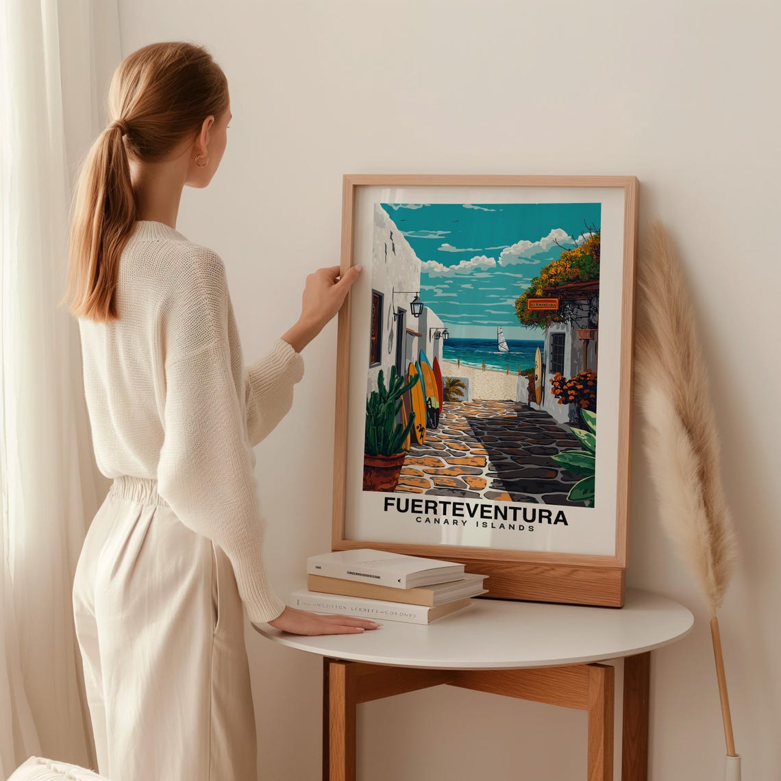 Fuerteventura Spain Travel Print Wall Art Fuerteventura Spain City Print Fuerteventura Spain Travel Gift Fuerteventura Spain Poster - Image 2
