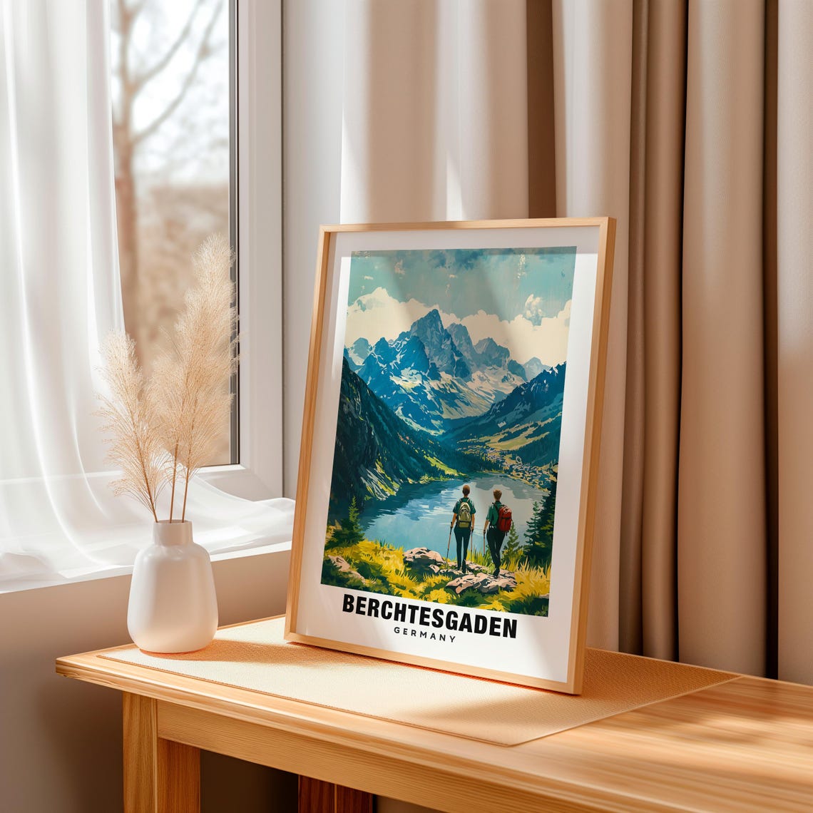 Berchtesgaden Print Germany Poster Berchtesgaden Views Berchtesgaden Mountains Berchtesgaden Town Germany Charm Berchtesgaden Beauty - Image 3