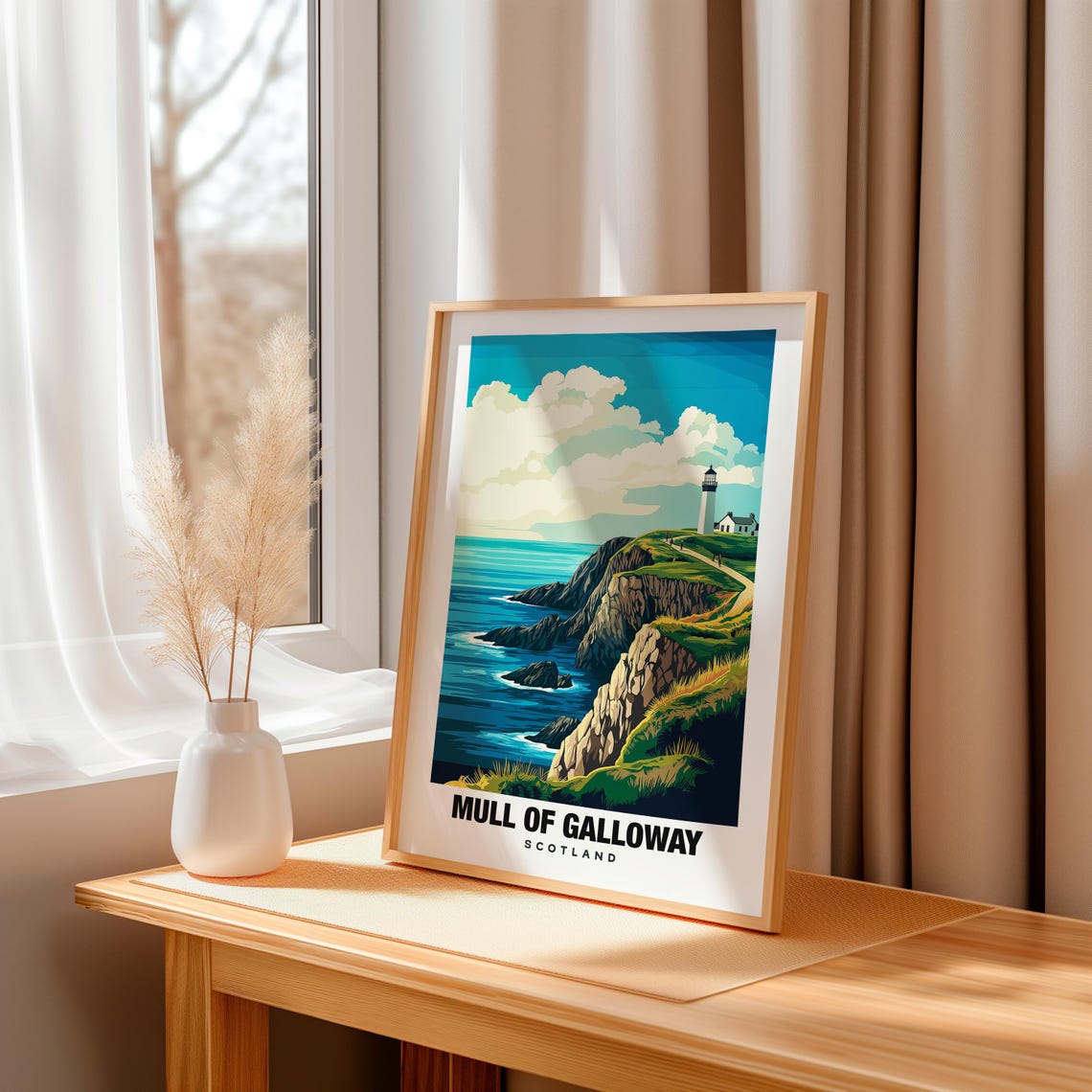 Mull Of Galloway Print Scotland Poster Mull Of Galloway Views Mull Of Galloway Lighthouse Scotland Charm Mull Of Galloway Beauty - Image 3