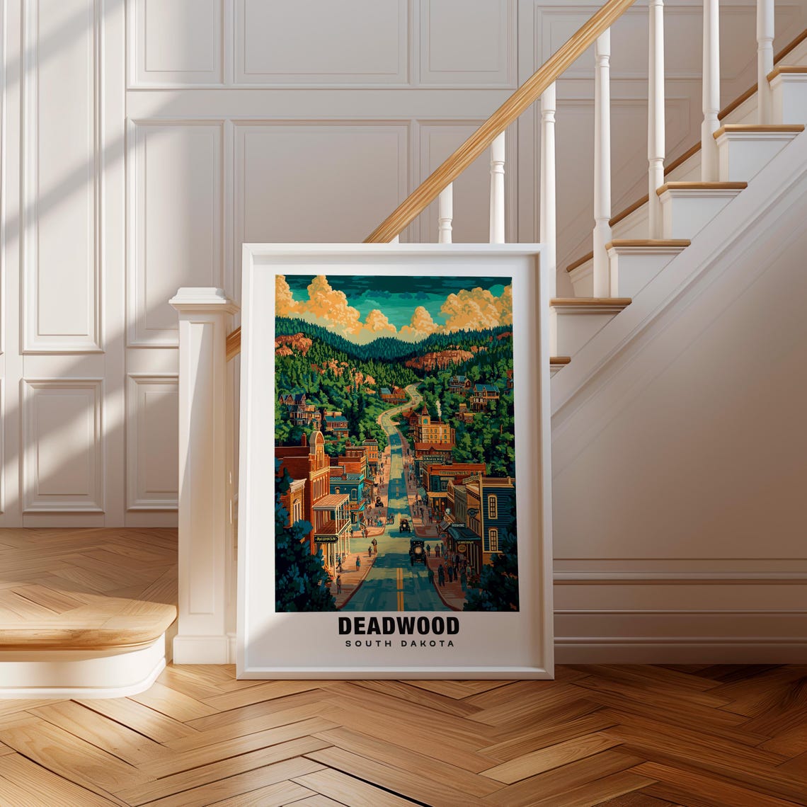 Deadwood Print South Dakota Poster Deadwood Views Deadwood Landmarks Deadwood City South Dakota Charm Deadwood Beauty Deadwood Art
