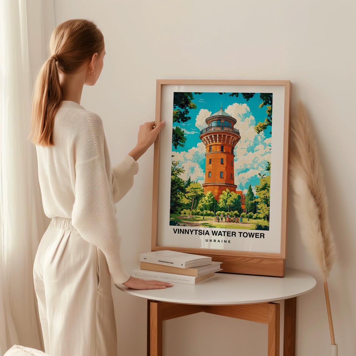 Vinnytsia Water Tower Travel Print Wall Art Vinnytsia Ukraine City Print Vinnytsia Water Tower Travel Gift Vinnytsia Water Tower Poster - Image 2