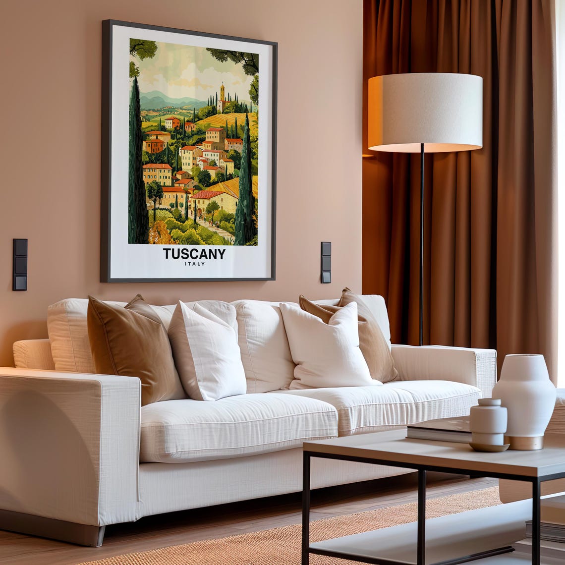 Tuscany Travel Print Tuscany Italy Travel Gift City Poster Wedding Gift Birthday Present Italian Culture - Image 4
