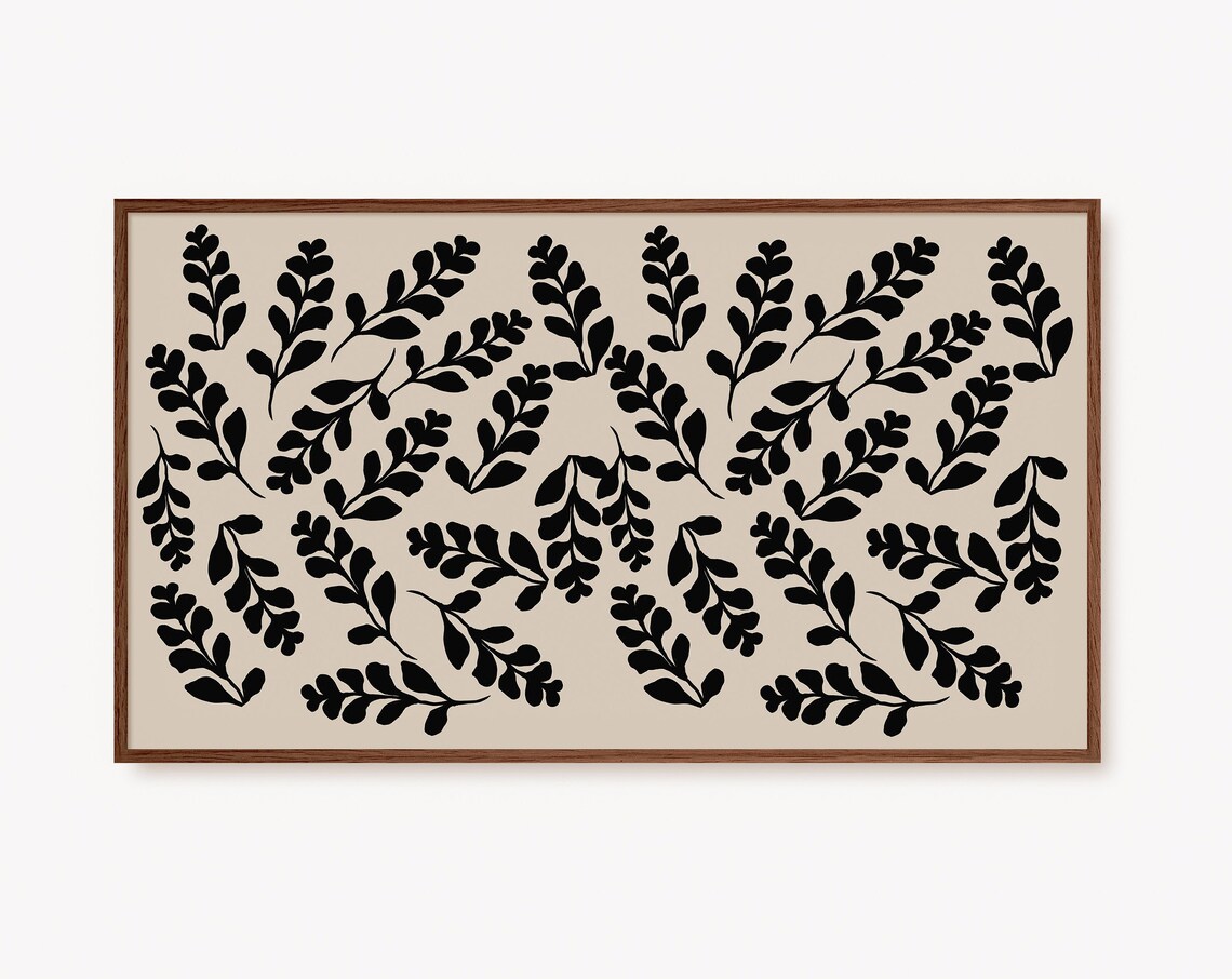 Matisse Abstract Flower Pattern, Mid-Century Art Print