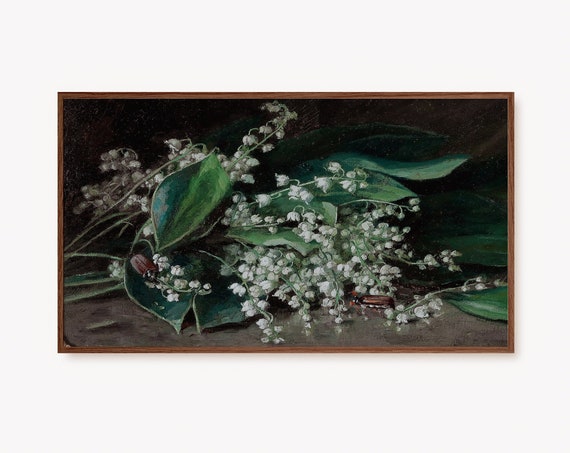 Lily Of The Valley Vintage Flower Art Print
