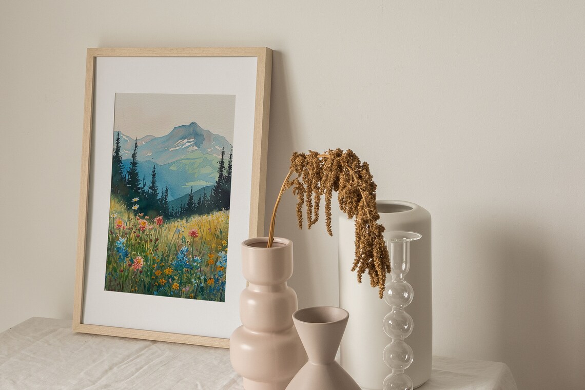 Custer State Park Spring Wildflowers Wall Art Print - Image 4