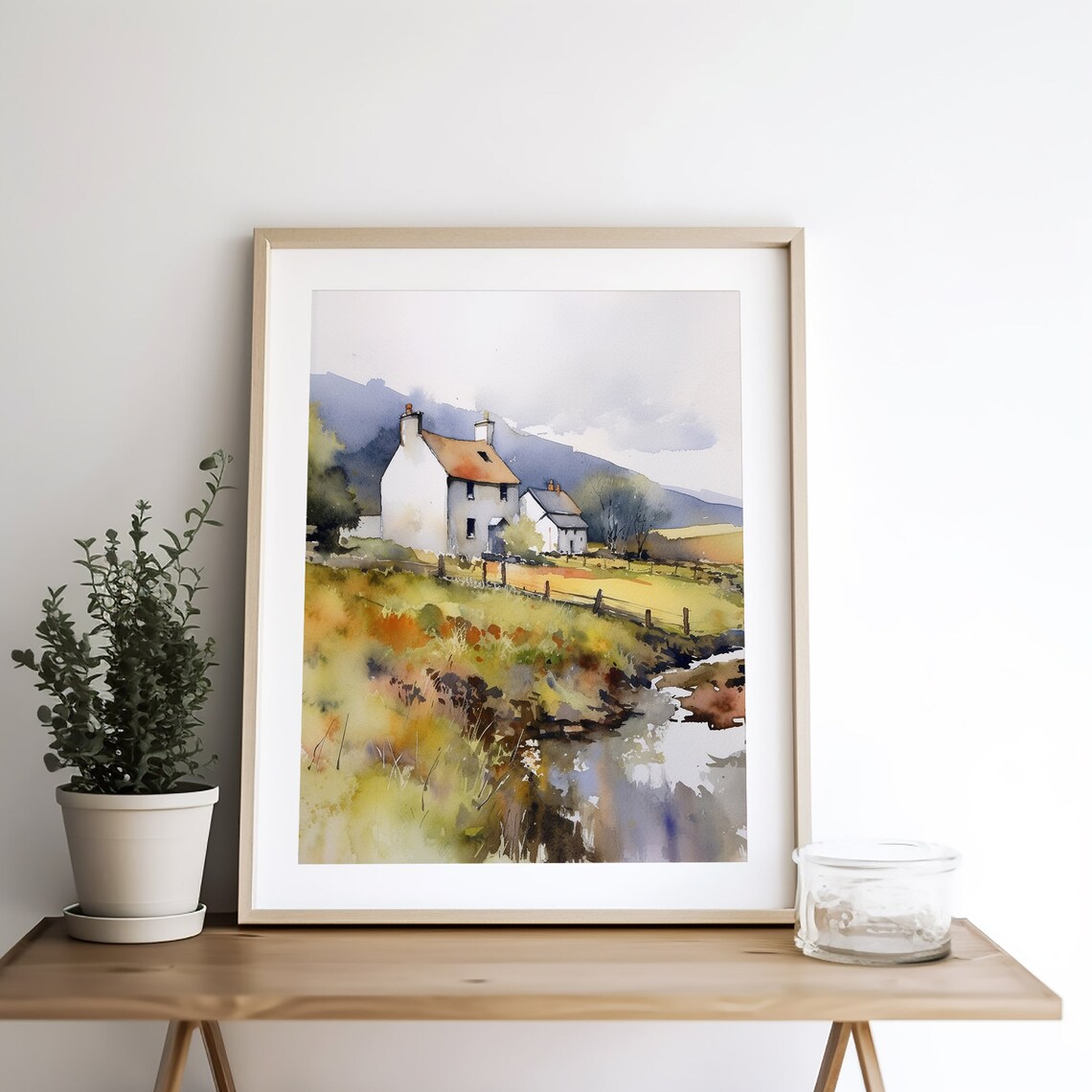 Wicklow Mountains Watercolor Art Print, Ireland - Image 5