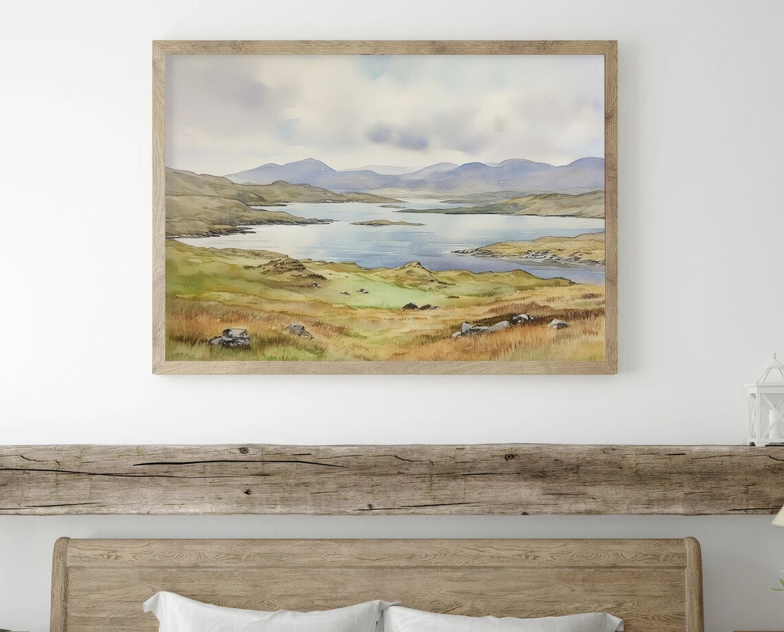 County Kerry Watercolor Landscape Art Print, Ireland - Image 2