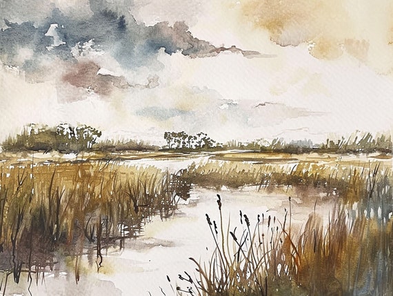 Everglades National Park Watercolor Art Print