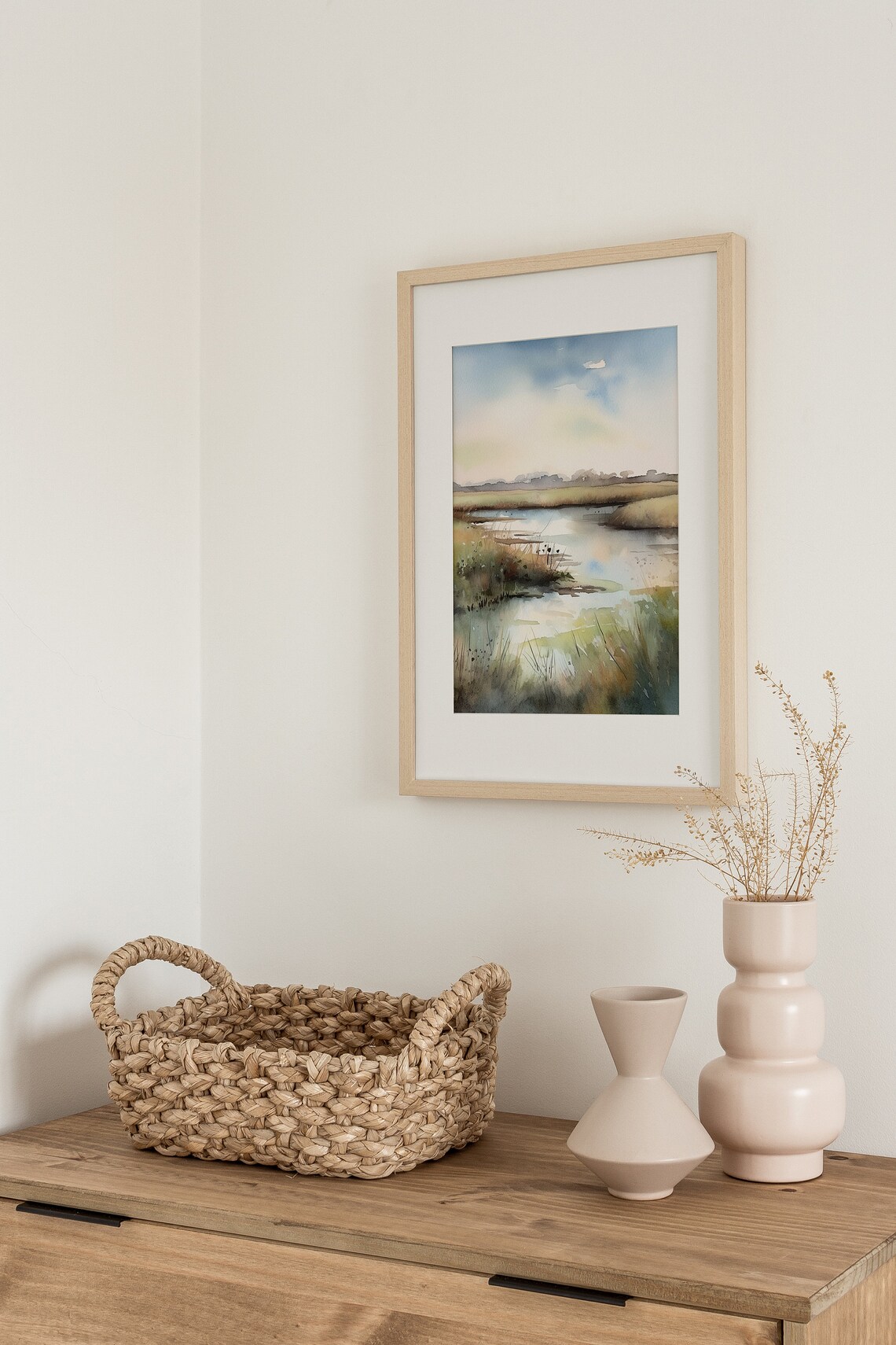 Marsh Painting Louisiana Lowcountry Watercolor Art Print - Image 4