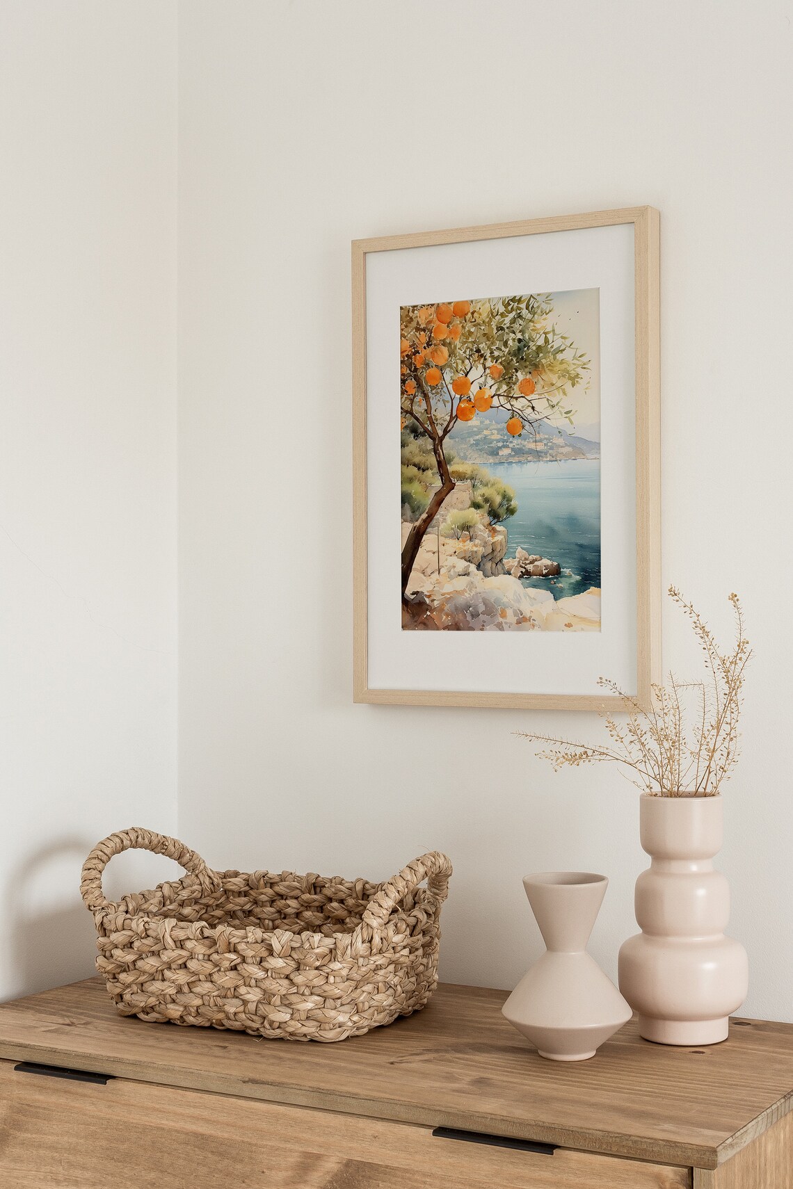 Cinque Terre Watercolor Travel Poster, Italian Coast - Image 4