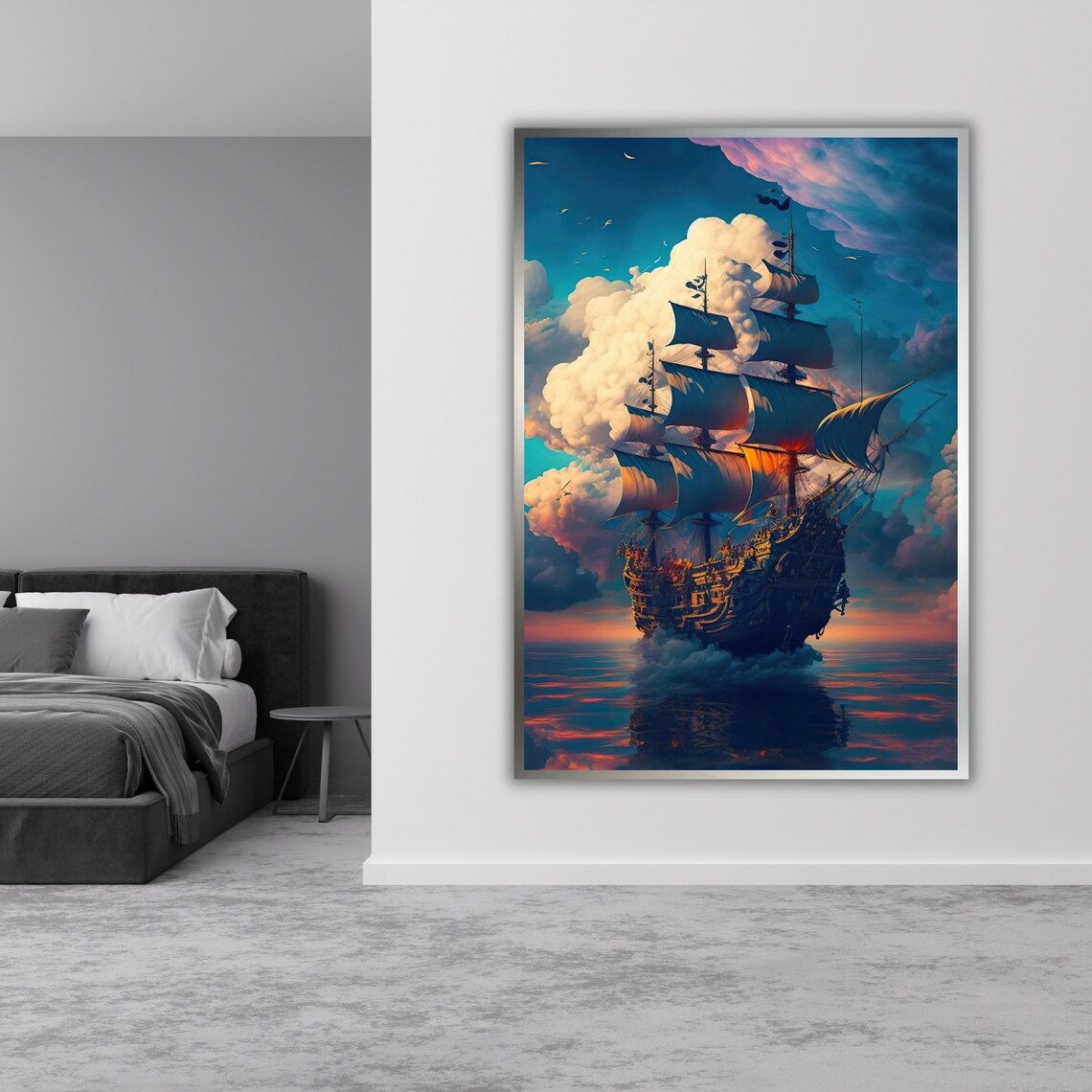 Of The Sea Art Coastal Wall Decor Ocean Print Nautical Seascape Ready To Hang - Image 4