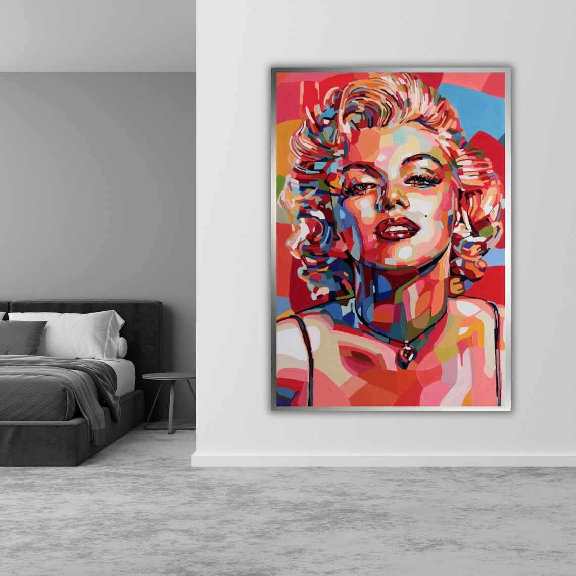 Marilyn Monroe Colorful Mosaic Pop Art Portrait Vibrant Icon Poster - Image 4