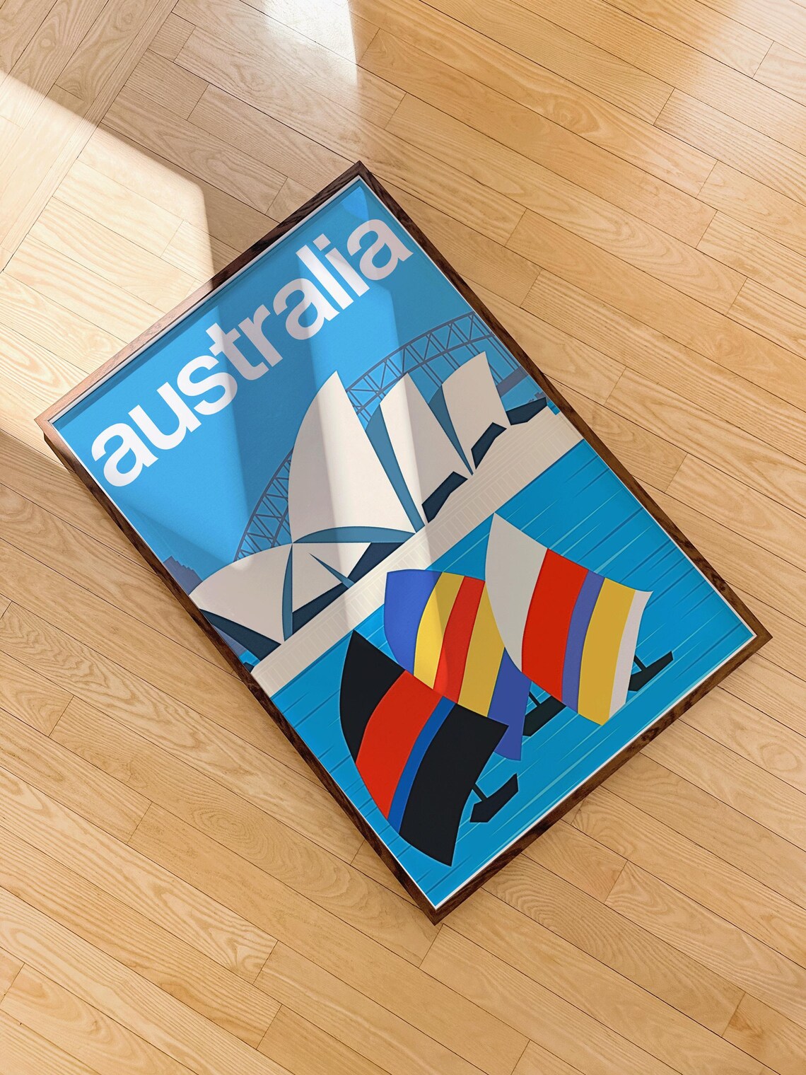 Australia Sydney Vintage Travel Poster, Retro Travel - Image 4